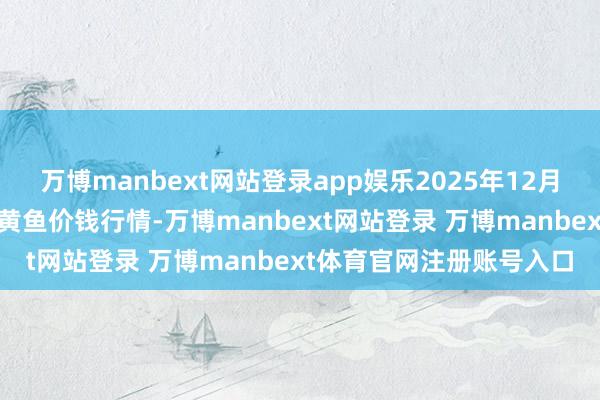 万博manbext网站登录app娱乐2025年12月25日寰宇主要批发市集黄鱼价钱行情-万博manbext网站登录 万博manbext体育官网注册账号入口